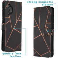 imoshion Design TPU Klapphülle Samsung Galaxy A32 (5G) - Black Graphic