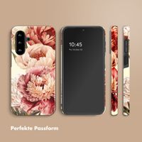 Selencia Vivid Back Cover Samsung Galaxy A17 (5G) / (4G) - Vintage Peony