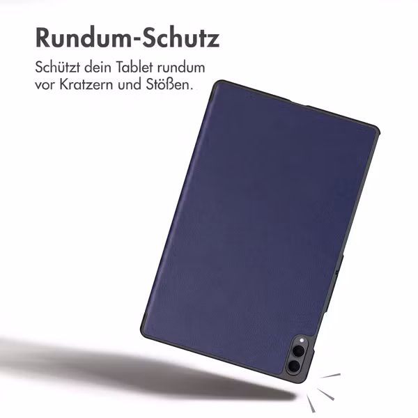 imoshion Trifold Klapphülle Samsung Galaxy Tab S11 Ultra - Dunkelblau