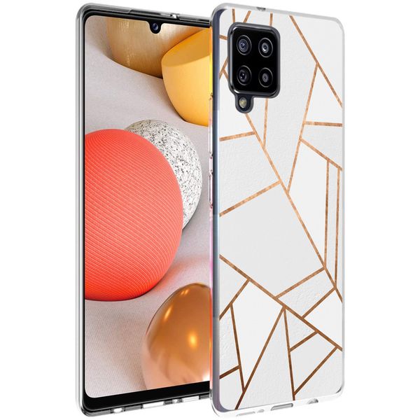 imoshion Design Hülle für das Samsung Galaxy A42 - White Graphic