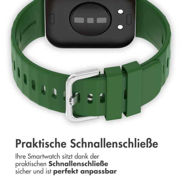 imoshion Silikonband für das  Huawei Watch Fit 3 - Grün