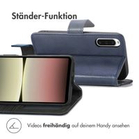 imoshion Luxuriöse Klapphülle Sony Xperia 10 V - Dunkelblau