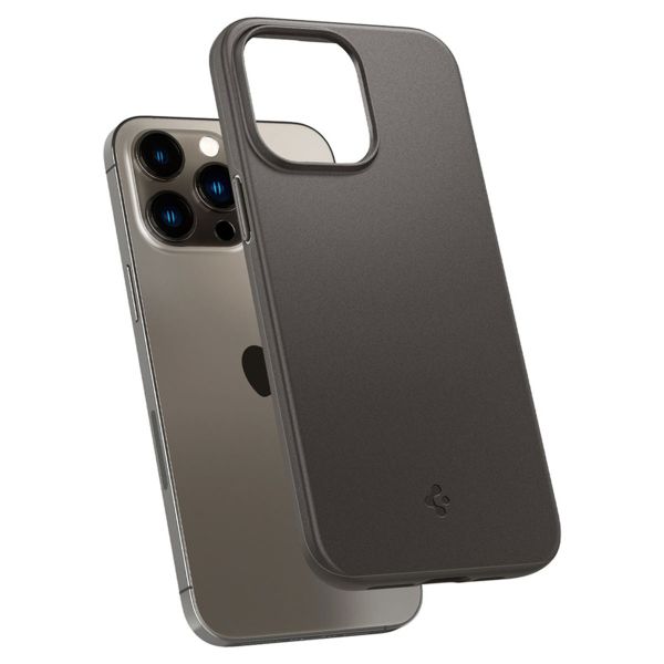 Spigen Thin Fit™ Hardcase für das Apple iPhone 14 Pro Max - Grau