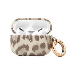 Selencia Sabi Case Apple AirPods Pro / Pro 2 - Leopardenmuster - Soft Ivory