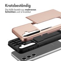 imoshion Backcover mit Kartenfach Samsung Galaxy S24 FE - Rosé gold