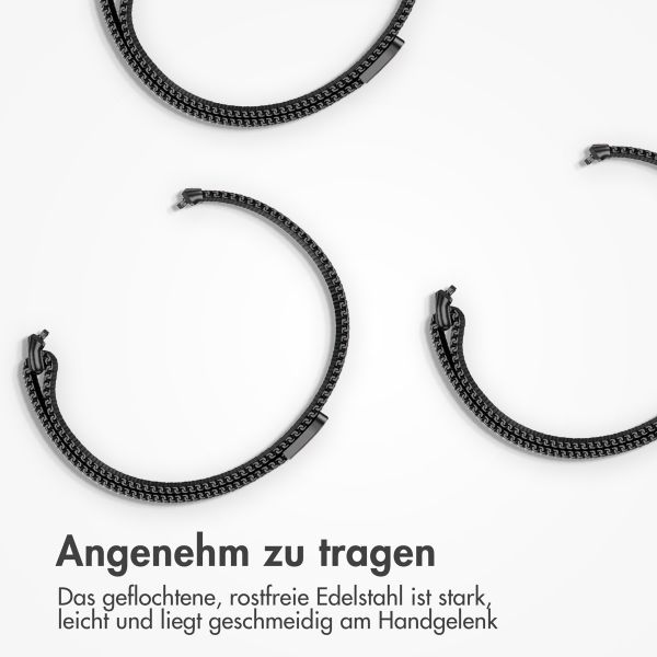 imoshion Mailändische Magnetarmband für das Samsung Galaxy Fit 3 - Schwarz