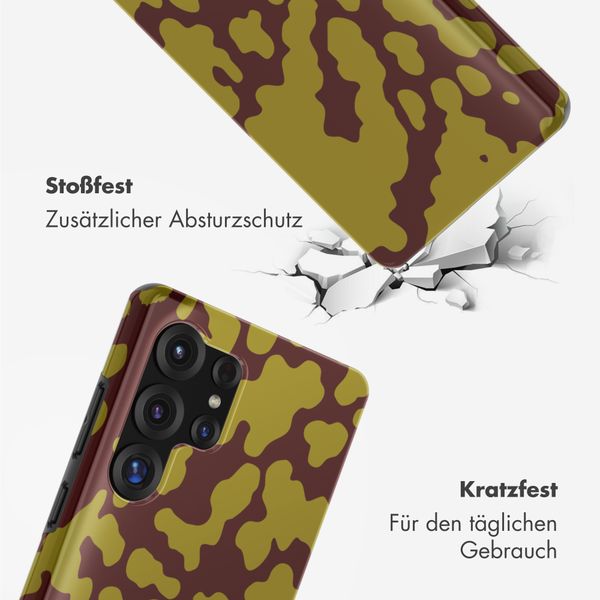 Selencia Vivid Back Cover Samsung Galaxy S25 Ultra - Moo'd Olive Dust