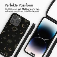 imoshion Silikonhülle design mit Band für das iPhone 14 Pro Max - Sky Black