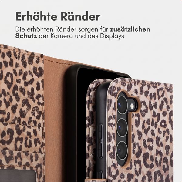 imoshion Design Klapphülle Samsung Galaxy S23 - Leopard Mood