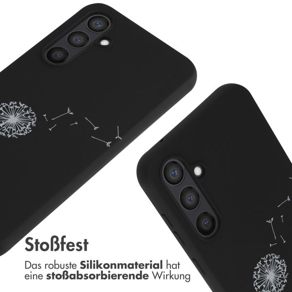 imoshion SilikonHülle design mit Band Samsung Galaxy S23 FE - Dandelion Black