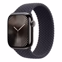 Apple Geflochtenes Solo Loop für die Apple Watch | 44/45/46/49 mm - Größe 12 - Midnight
