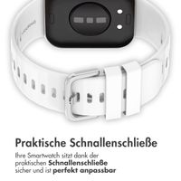 imoshion Silikonband für das  Huawei Watch Fit 3 - Weiß