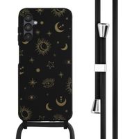 imoshion SilikonHülle design mit Band Samsung Galaxy A14 (5G/4G) - Sky Black