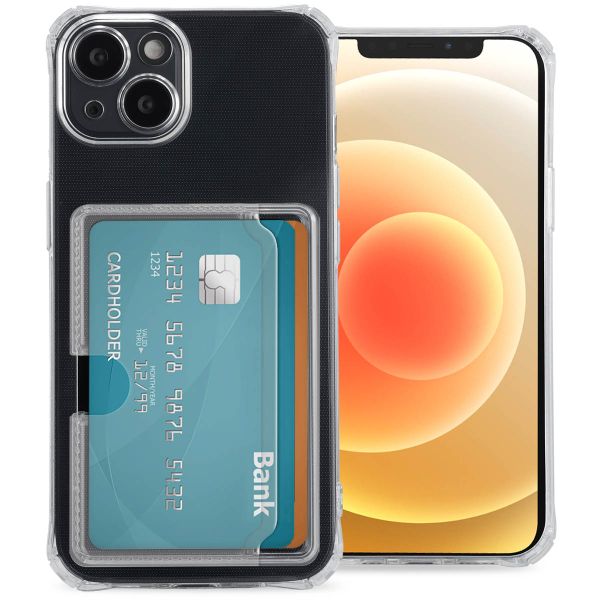 imoshion Soft Case Back Cover mit Kartenhalter Apple iPhone 12 - Transparent