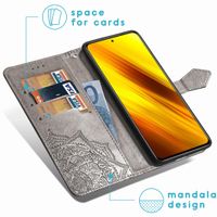 imoshion Mandala Klapphülle Xiaomi Poco X3 (Pro) - Grau