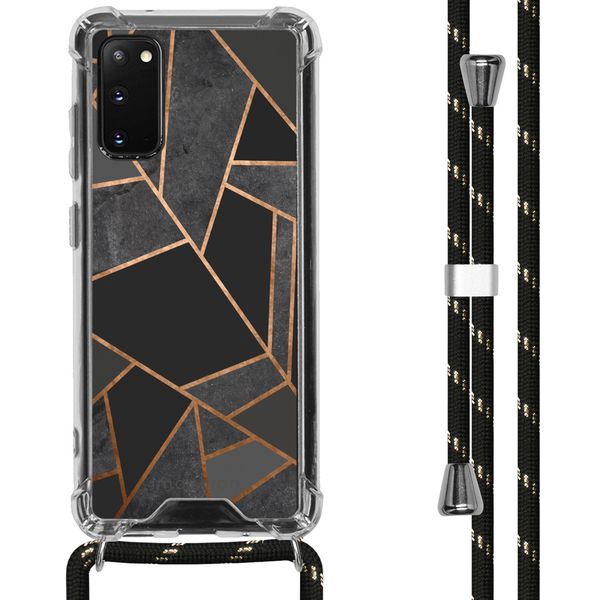 imoshion Design Hülle mit Band für das Samsung Galaxy S20 - Black Graphic