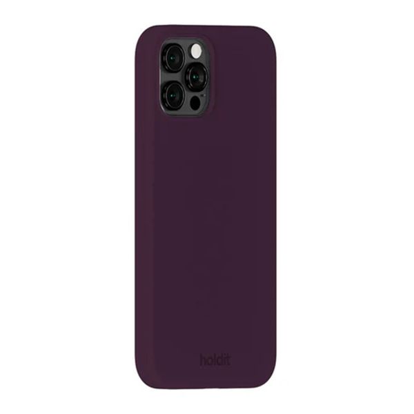 Holdit Silicone Case iPhone 12 / 12 Pro - Deep Plum
