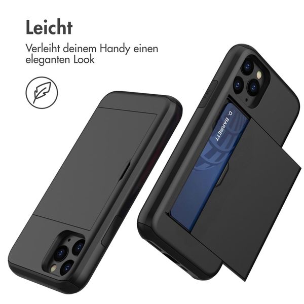 imoshion Backcover mit Kartenfach Apple iPhone 11 Pro - Schwarz