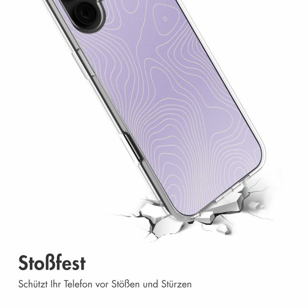 imoshion Design Hülle iPhone 16 - Topo Lilac