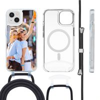 Gestalte deine eigene MagSafe Hülle mit abnehmbarem Band Apple iPhone 15 - Transparent