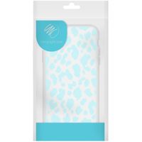 imoshion Design Hülle iPhone SE (2022 / 2020) / 8 / 7 / 6s - Leopard - Blau