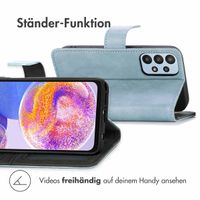 imoshion Luxuriöse Klapphülle Samsung Galaxy A23 (5G) - Hellblau