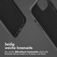 Accezz 2-in-1 Klapphülle aus Leder mit MagSafe Apple iPhone 14 - Onyx Black