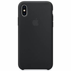 Apple Schwarzes Silikon Case iPhone X