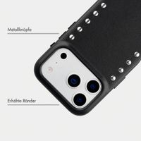Selencia Studs Backcover mit MagSafe Apple iPhone 17 Pro Max - Velvet Black