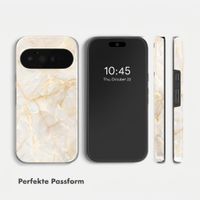 Selencia Vivid Rückabdeckung mit MagSafe Google Pixel 11 Pro - Golden Beige Marble