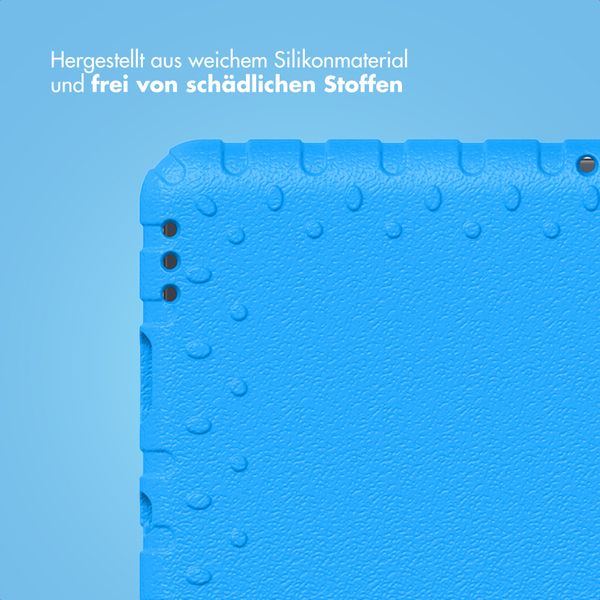 imoshion Schutzhülle mit Handgriff kindersicher Samsung Galaxy Tab A7 Lite - Blau