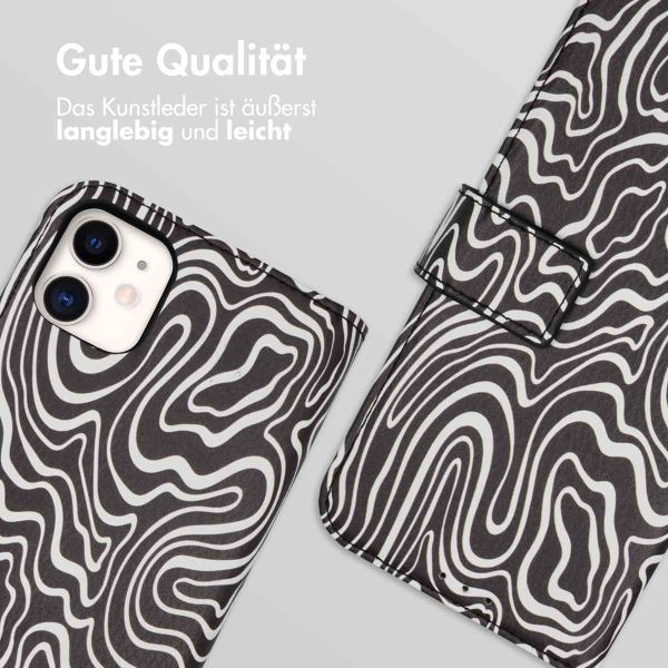 imoshion Design Klapphülle Apple iPhone 11 - Black And White