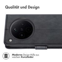 imoshion Luxuriöse Klapphülle Oppo Find X8 - Schwarz