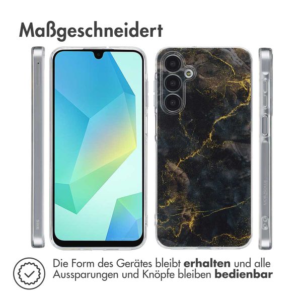 imoshion Design Hülle für das Samsung Galaxy A16 5G - Black Marble