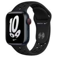 Apple Nike Sport Armband für das  Apple Watch Series 1 t/m 9 / SE (38/40/41 mm) | Series 10 / 11 (42 mm) - Schwarz