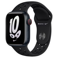 Apple Nike Sport Band für das Apple Watch Series 1-9 / SE - 38/40/41 mm / Series 10 - 42 mm - Schwarz