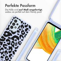 imoshion SilikonHülle design mit Band Samsung Galaxy A33 - Animal Lila