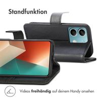 imoshion Luxuriöse Klapphülle Xiaomi Redmi Note 13 (5G) - Schwarz