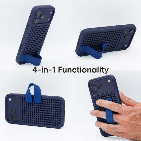 Callbuddy Hülle mit Strap Apple iPhone 17 Pro Max - Deep Marine