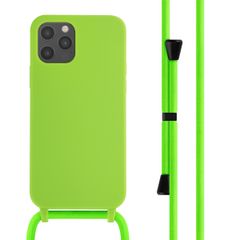 imoshion SilikonHülle mit Band Apple iPhone 12 (Pro) - Fluor Groen