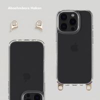 Transparentes Backcover mit abnehmbaren Haken für das Apple iPhone 16 Pro Max + Lova Handgelenkband - Tortoise Leopard