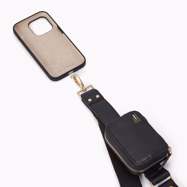 iDeal of Sweden Utility Phone Strap - Universelles Telefonband - Schwarz