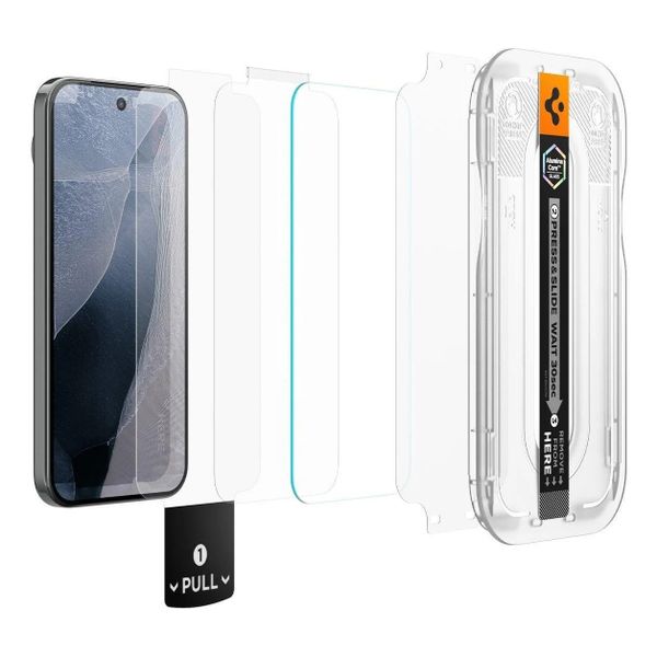 Spigen GLAStR Fit Displayschutzfolie 2er-Pack + Applicator Google Pixel 11 Pro XL