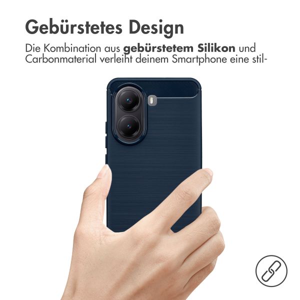 imoshion Brushed Back Cover Xiaomi Poco X7 Pro - Dunkelblau