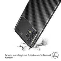 imoshion Carbon-Hülle für das Samsung Galaxy A53 - Schwarz