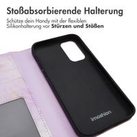 imoshion Design Klapphülle Samsung Galaxy A33 - Purple Marble