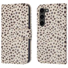 imoshion Design Klapphülle Samsung Galaxy S23 - Black And White Dots