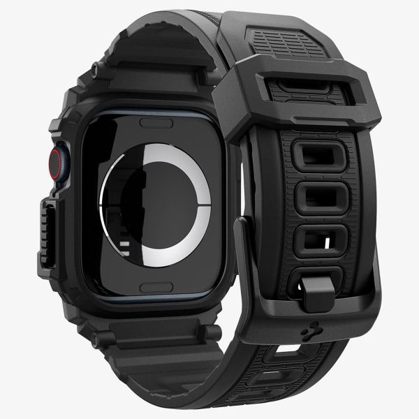 Spigen Rugged Armor™ Pro Case für Apple Watch Series 10 / 11 - 46 mm - Matte Black