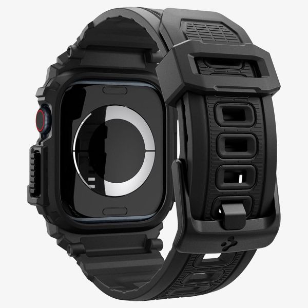 Spigen Rugged Armor™ Pro Case für Apple Watch 10 - 46 mm - Matte Black