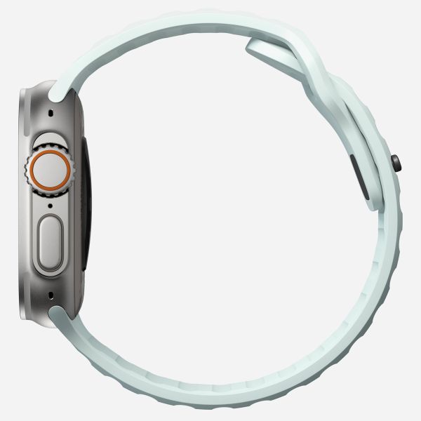 Nomad Sport Band FKM für die Apple Watch Series 1 bis 10 / SE / Ultra (2) (44/45/46/49 mm) - Icy Blue Glow